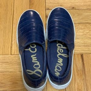 Sam Edelman blue slip on shoes size 8.5